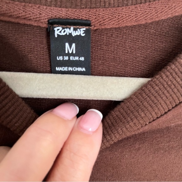 ROMWE SADBOYS ANIME PULLOVER  SWEAT-SHIRT - Picture 5 of 6